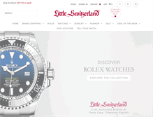 Tablet Screenshot of littleswitzerland.com